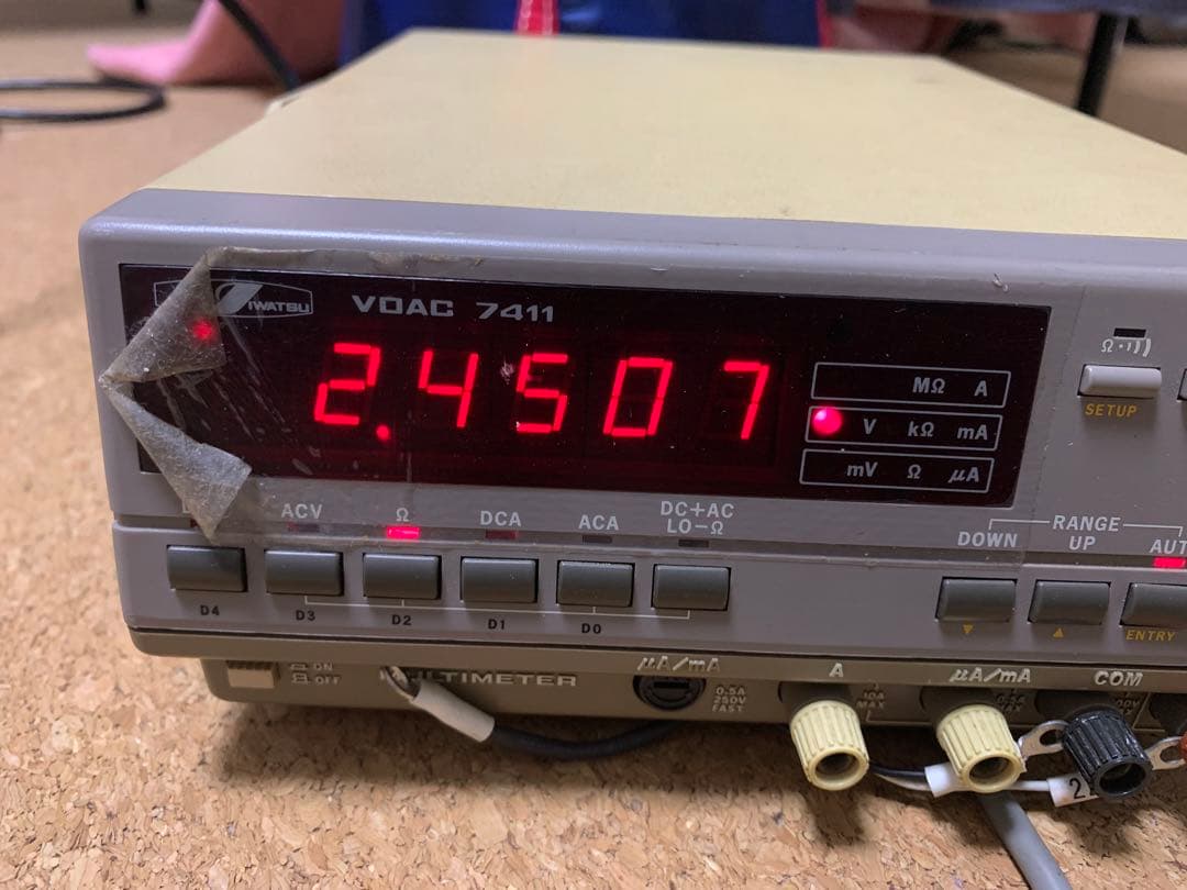 デジタルマルチメーター　VOAC7411(GP-IB オマケつき)