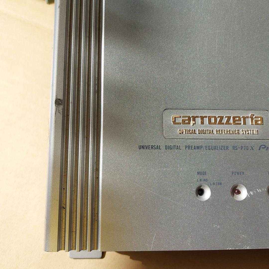 02ジャンク品扱いパイオニア　カロッツエリアRS-P70X デジタルプロセッサー