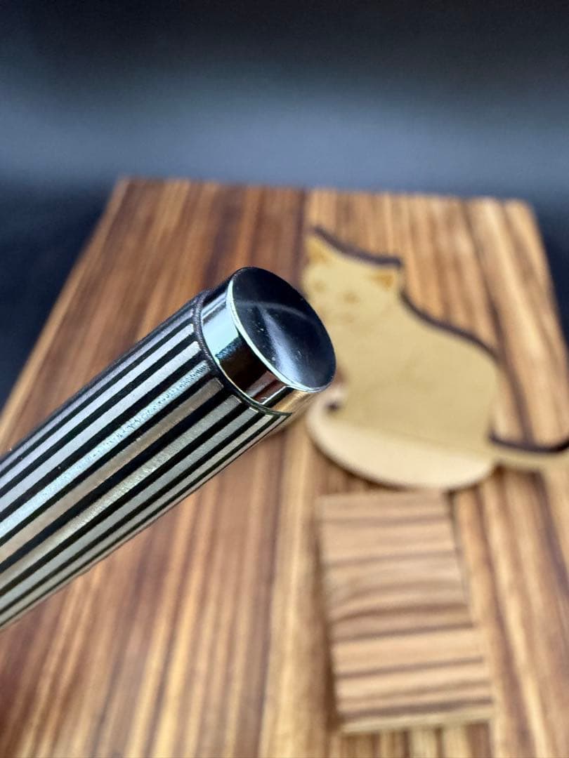 Pilot 万年筆 CUSTOM K-500SS 蝕刻ストライプ 18KWG