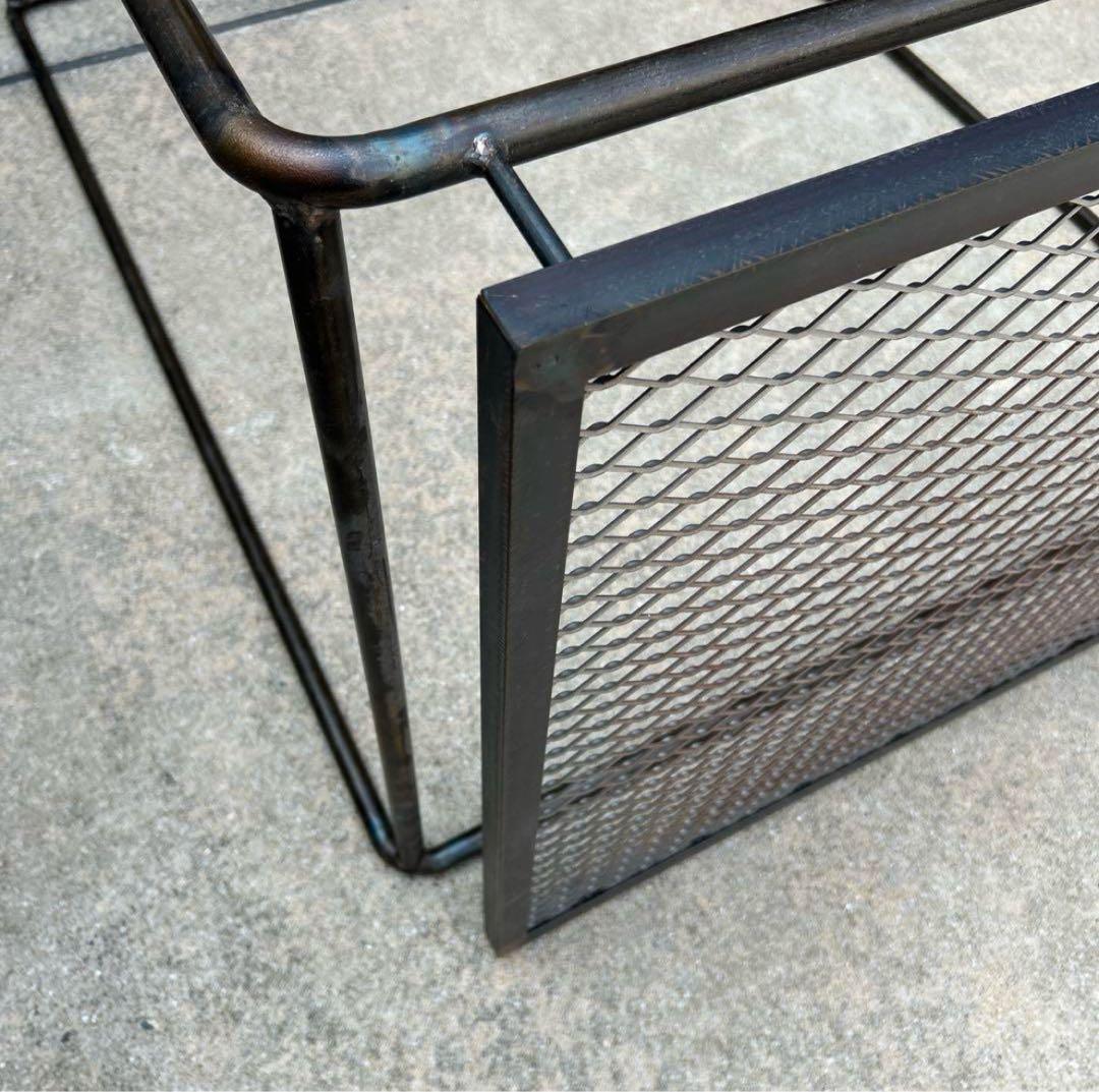 インダストリアル アイアン ラック シェルフ 無骨 シャビー 鉄製 店舗什器