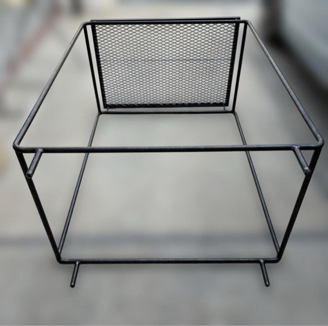 インダストリアル アイアン ラック シェルフ 無骨 シャビー 鉄製 店舗什器