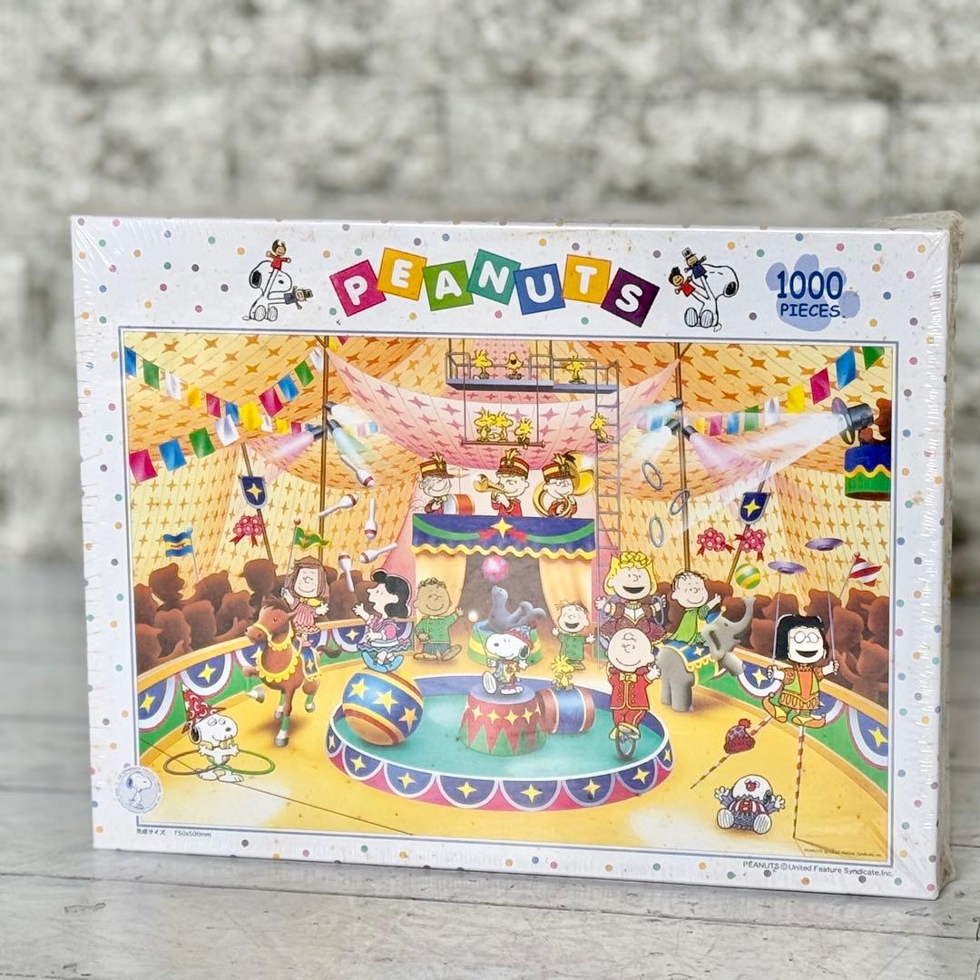 新品未開封❗️アポロ社「ピーナッツ・サーカス」ジグソーパズル1000pcs.