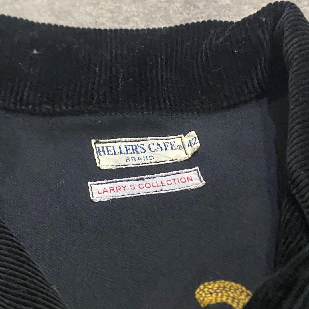 ウエアハウス　ヘラーズカフェ　コーデュロイ　ジャケット　ブラック　42