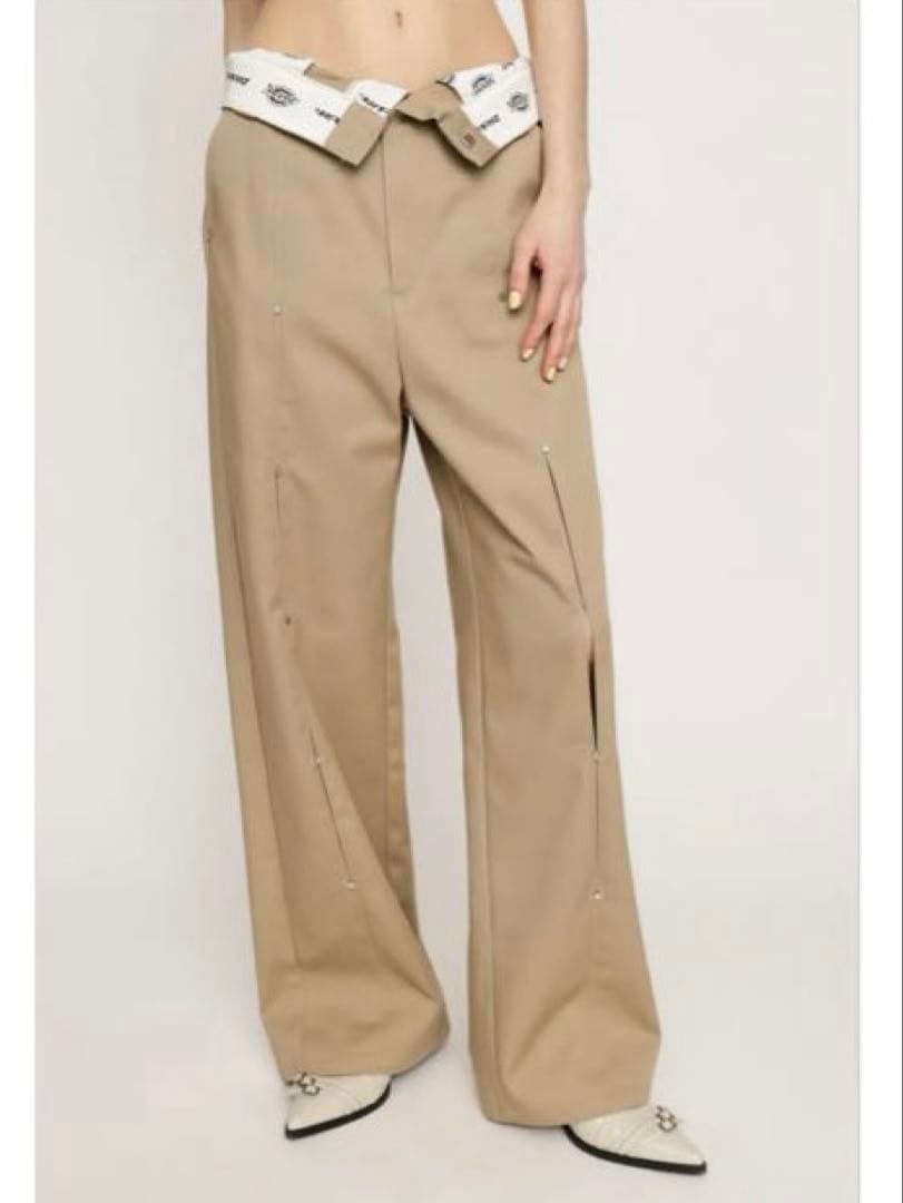 新品タグ付 SLY Dickies（R） HOLE STRAIGHT パンツ