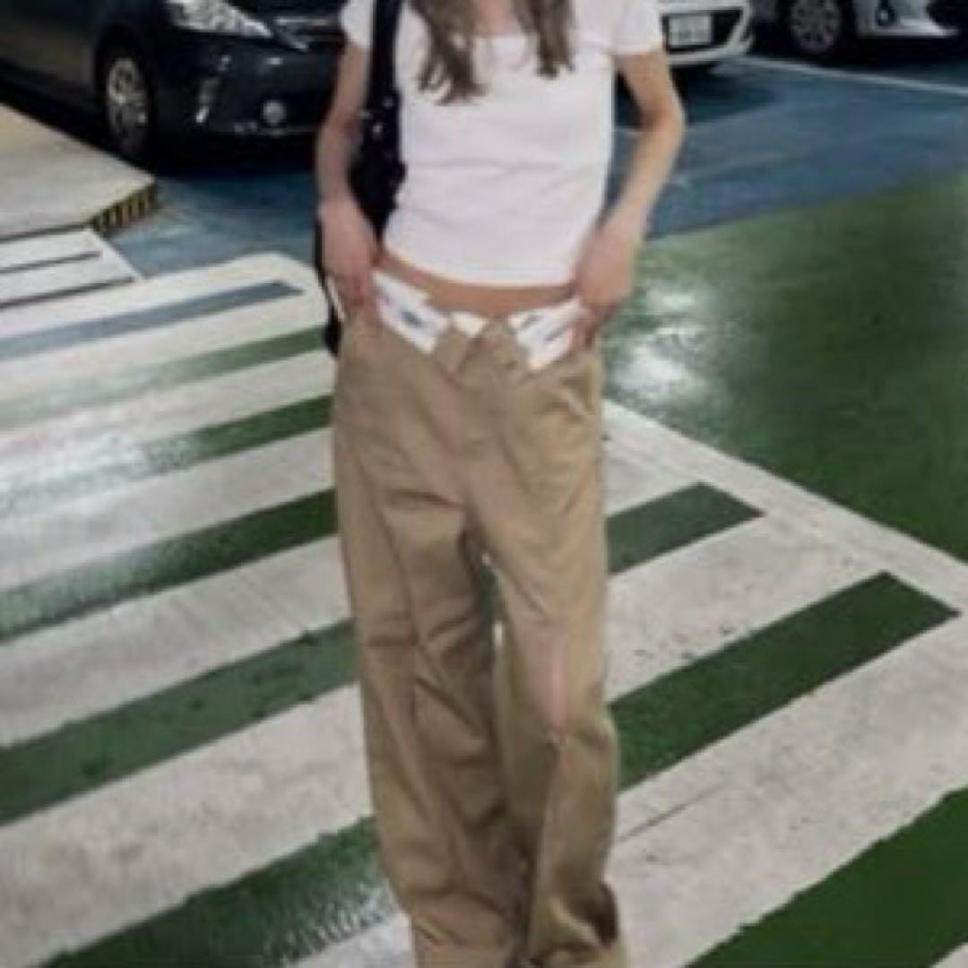 新品タグ付 SLY Dickies（R） HOLE STRAIGHT パンツ