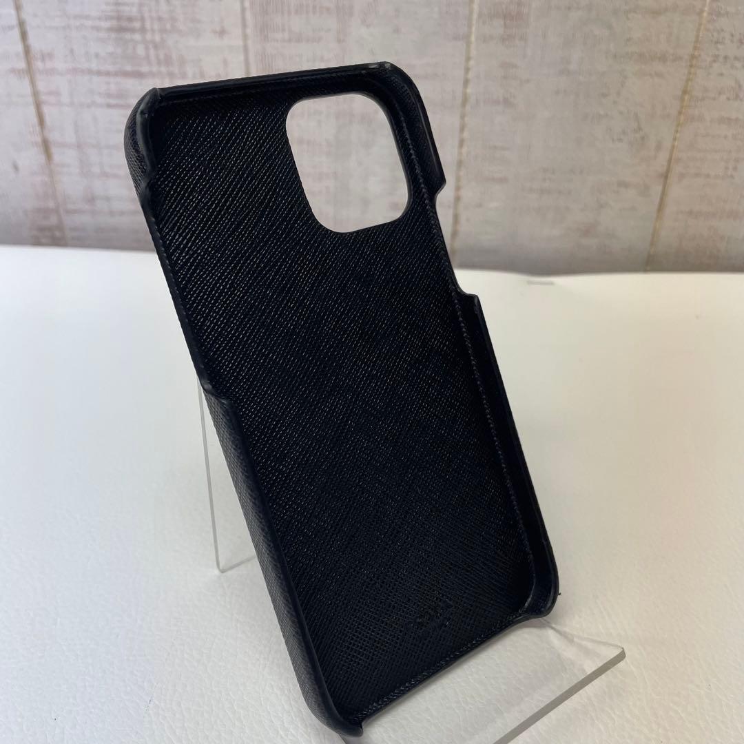 PRADA iPhone用サフィアーノレザーケース 黒