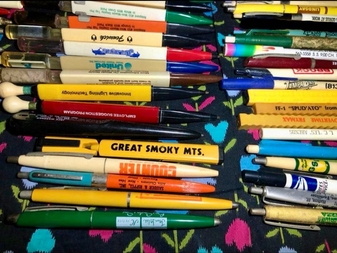 USAボールペン等91本 vintage ノベルティ 広告 企業物