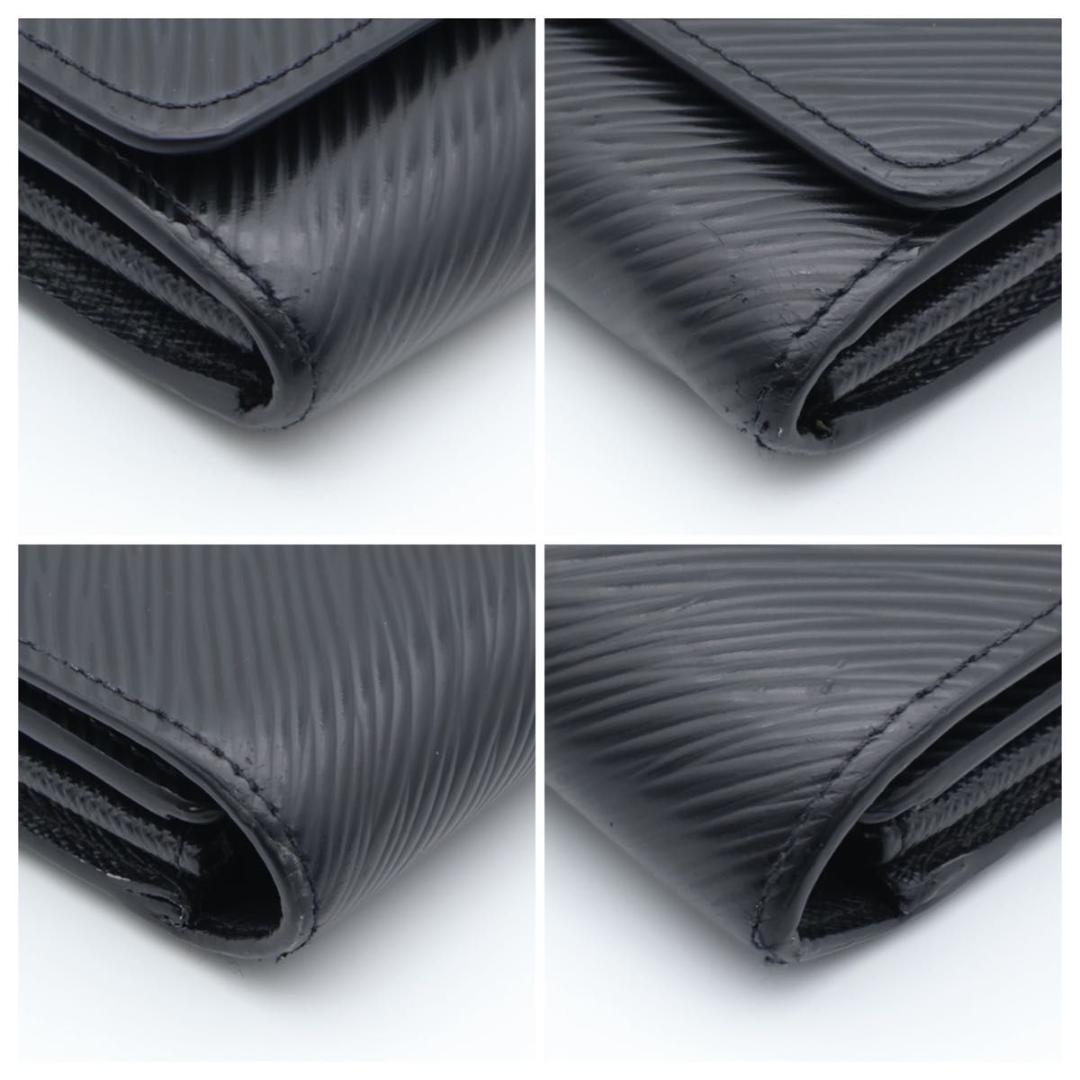 【美品】ルイヴィトン　ポルトフォイユツイスト　エピ　長財布　黒