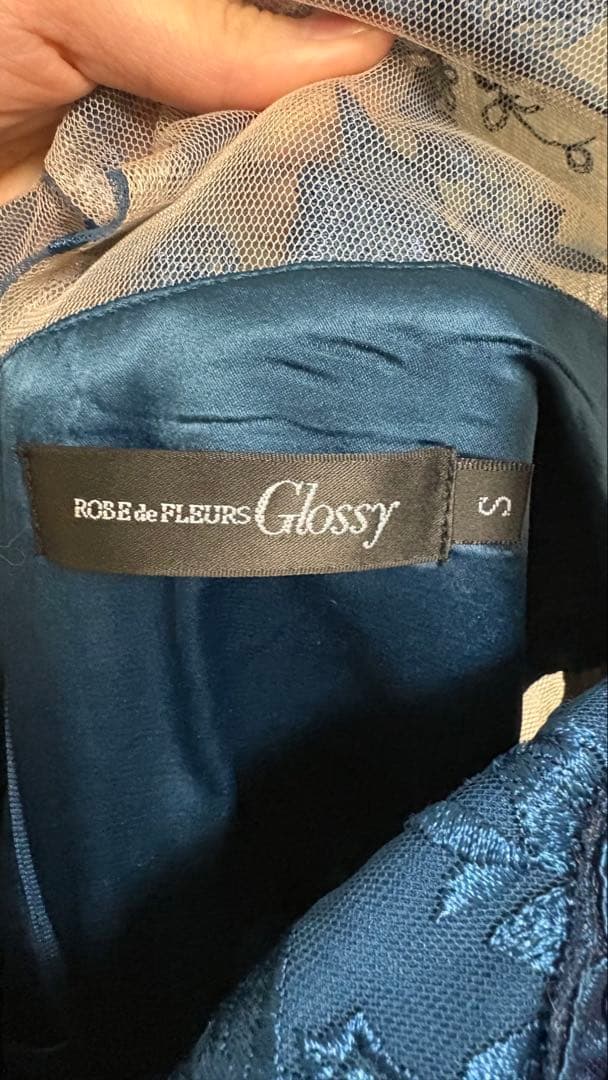 ROBE de FLEURS Glossy ドレス Sサイズ