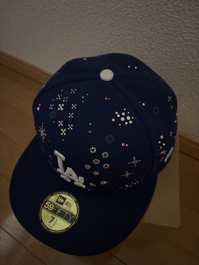 New Eraジュエルキャップ スワロフスキー　71/2
