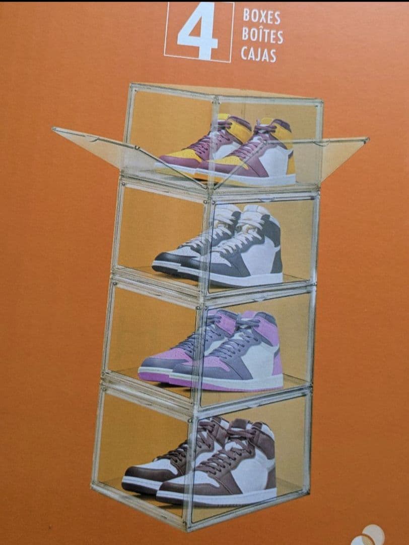 コストコ　シューズボックス 靴箱　4個入り2箱セット