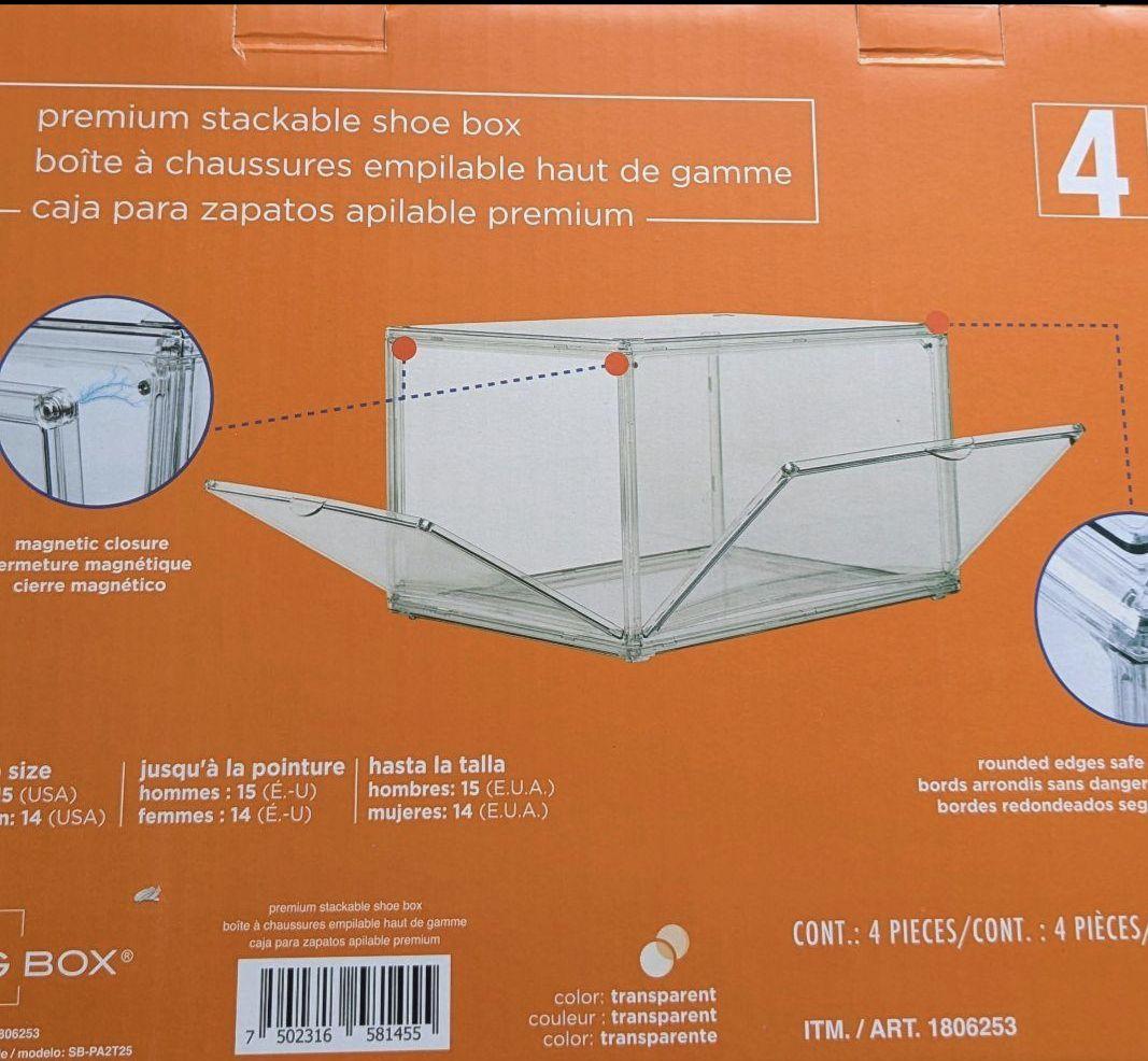 コストコ　シューズボックス 靴箱　4個入り2箱セット