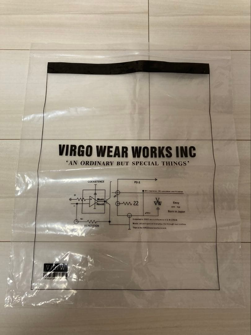 パンツ VIRGO wearworks CREST PANTS 21 BLACK