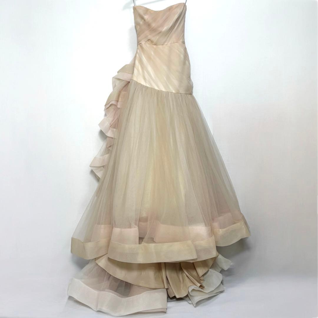 Vera Wang ベラウォン ブラッシュフリル ウエディングドレス グラデ