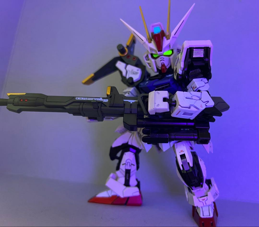 エールストライク　ランチャー装備　 全塗装完成品