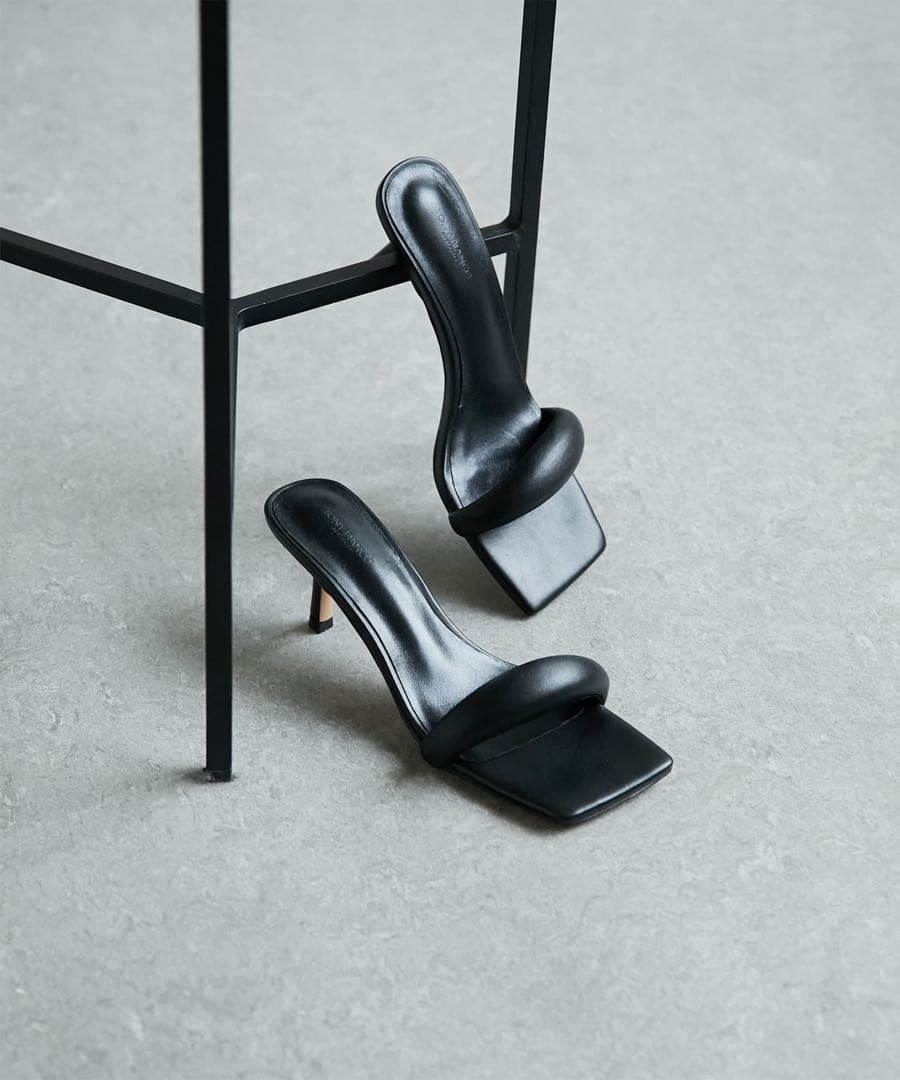 CoCo【TONY BIANCO】 パデットスクエアトゥミュール/ANGE