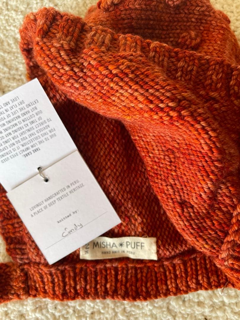 MishaandPuff ポップコーンボンネット帽子