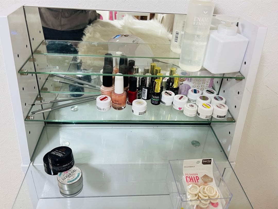 【直接引取限定】　LOWYA ネイルデスク　椅子　おまけ付