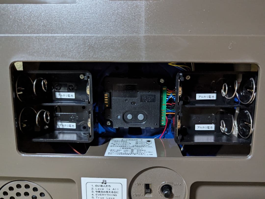 【未使用】SEIKO 電波時計 ウェーブシンフォニー RE555S からくり時計