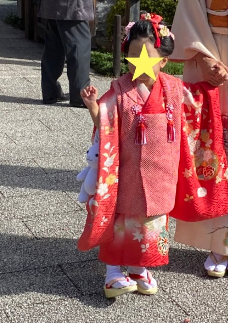 七五三　お祝い着　正絹　被布、長襦袢付き　セット