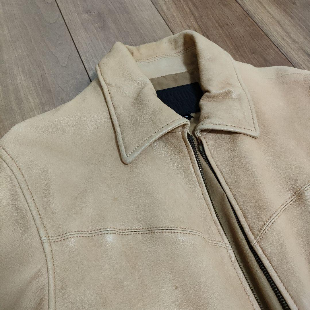 JACKROSE　ベージュ シングルライダース　ヌメ