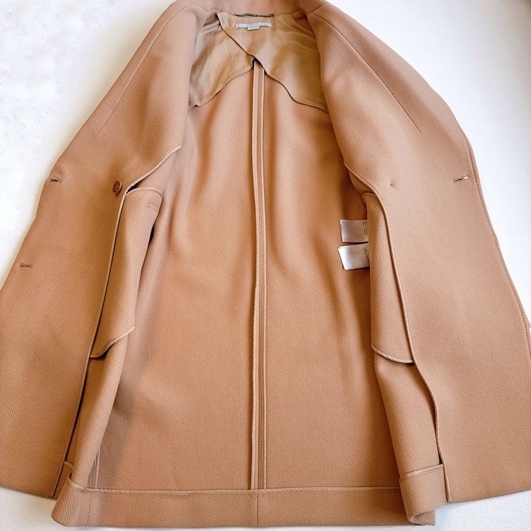 ステラマッカートニー　ウール100% チェスターコート キャメル　36