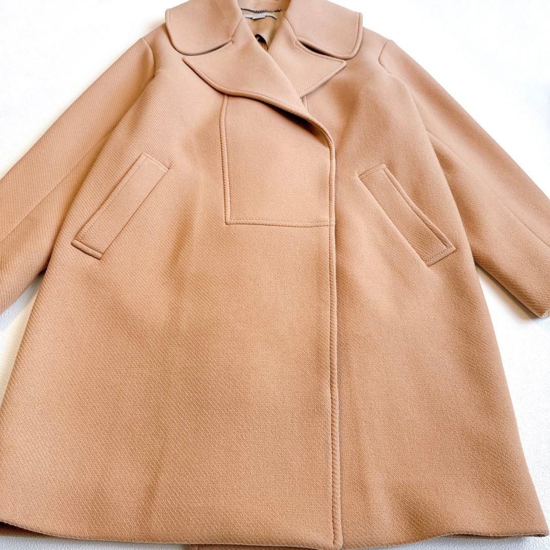 ステラマッカートニー　ウール100% チェスターコート キャメル　36