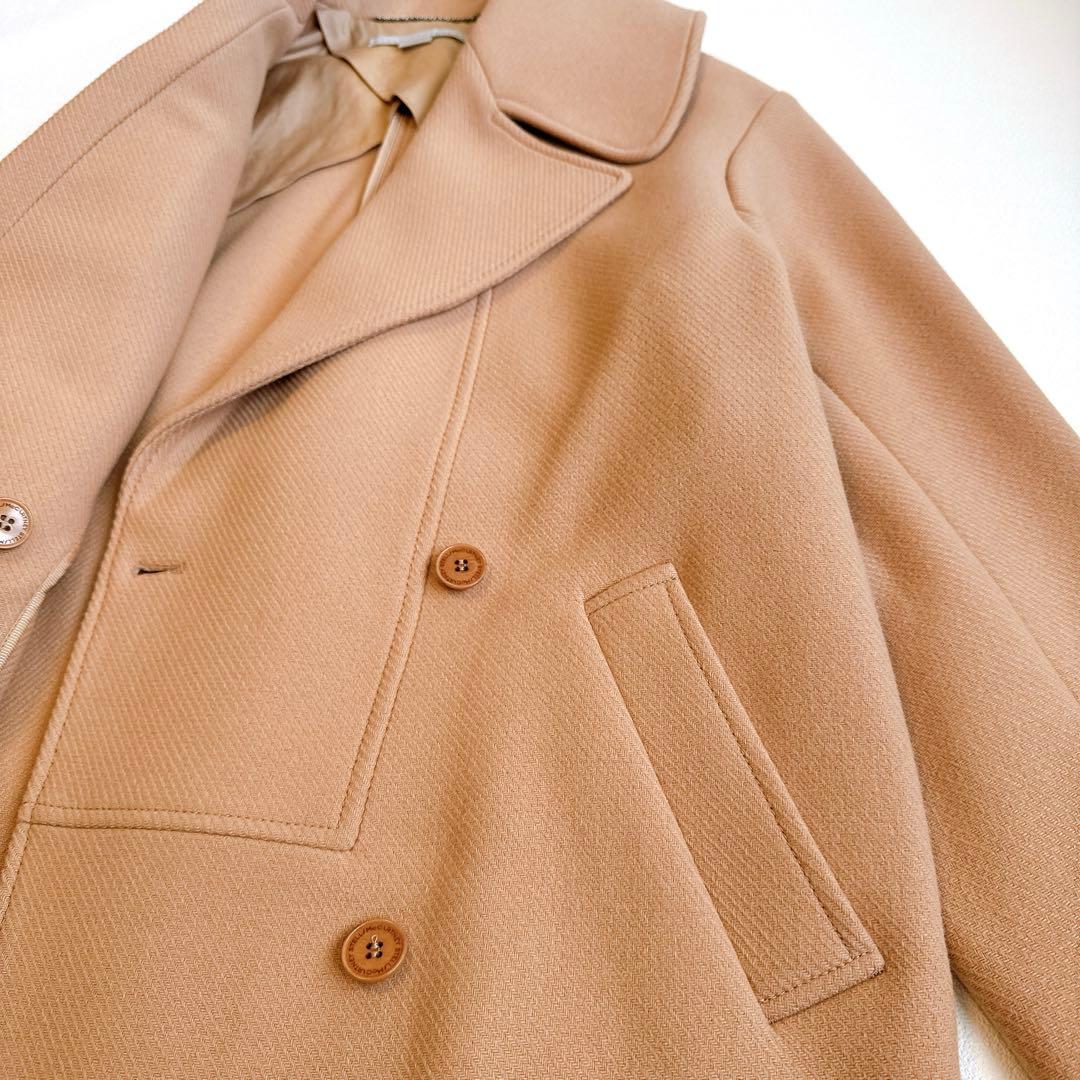 ステラマッカートニー　ウール100% チェスターコート キャメル　36