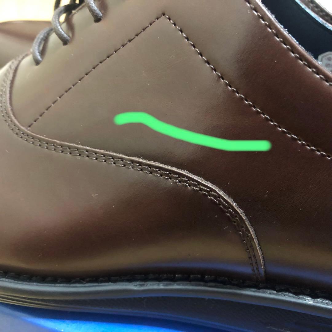 【未使用】メンズ　ビジネスシューズ　ケンフォード　ストレートチップ　25.5cm