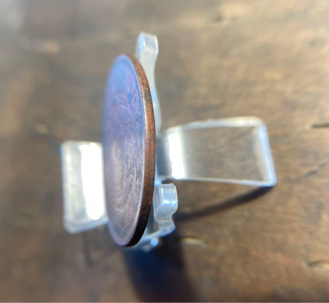 清国　龍　試作　両面龍　陰打ち　銅貨　希少　本物保証