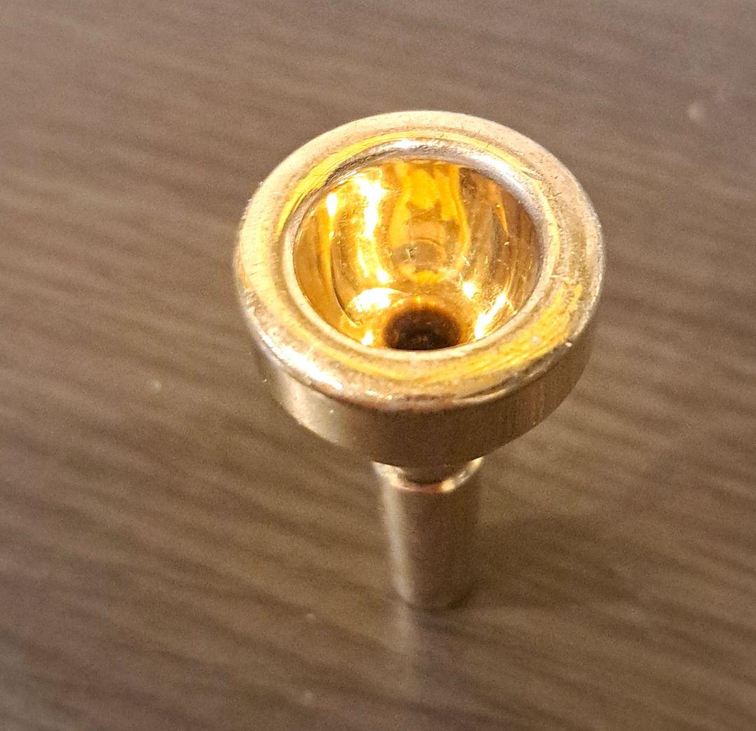 デニスウィック　コルネットマウスピース 金メッキ