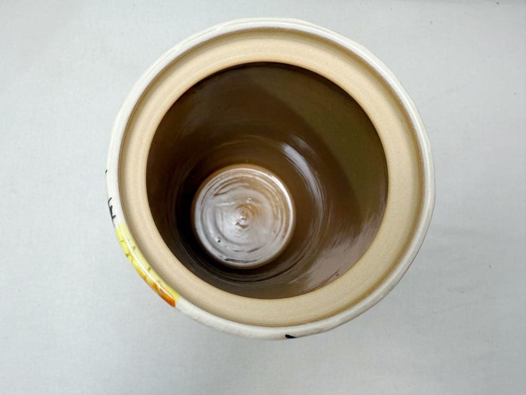 未使用 茶道具 平安善昇作 赤土蔦絵 細水指 中置水指 陶印 水差し 共箱