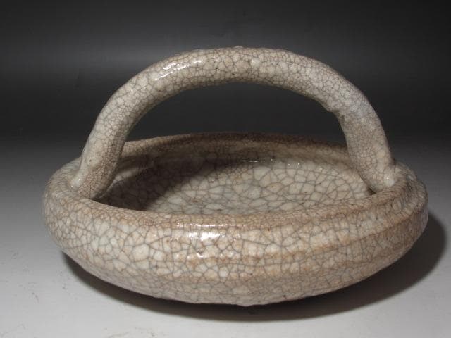 ★　古志野手鉢　荒川豊蔵極めがございます★x383