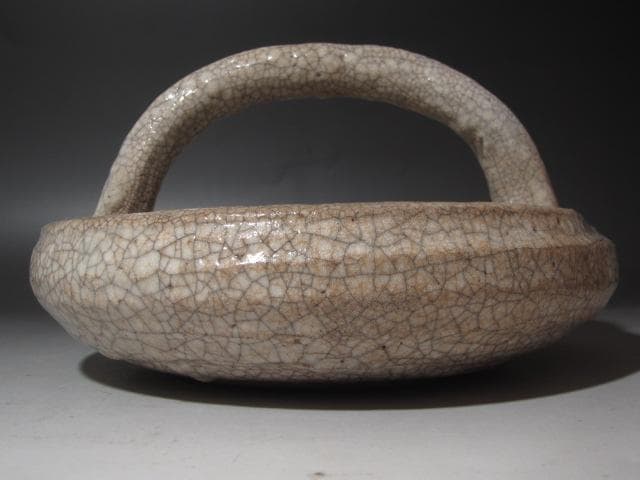 ★　古志野手鉢　荒川豊蔵極めがございます★x383