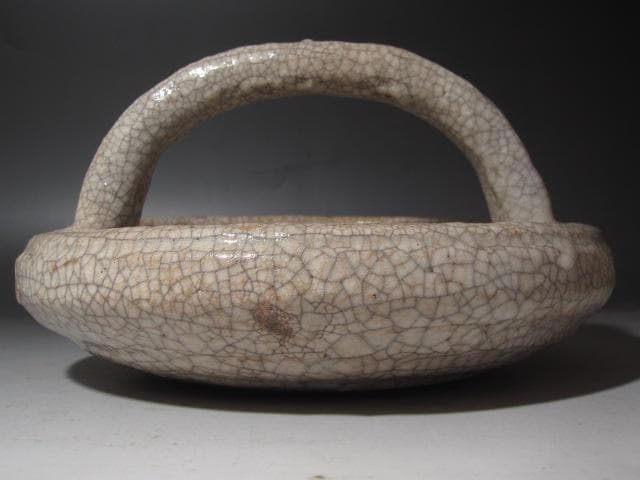 ★　古志野手鉢　荒川豊蔵極めがございます★x383