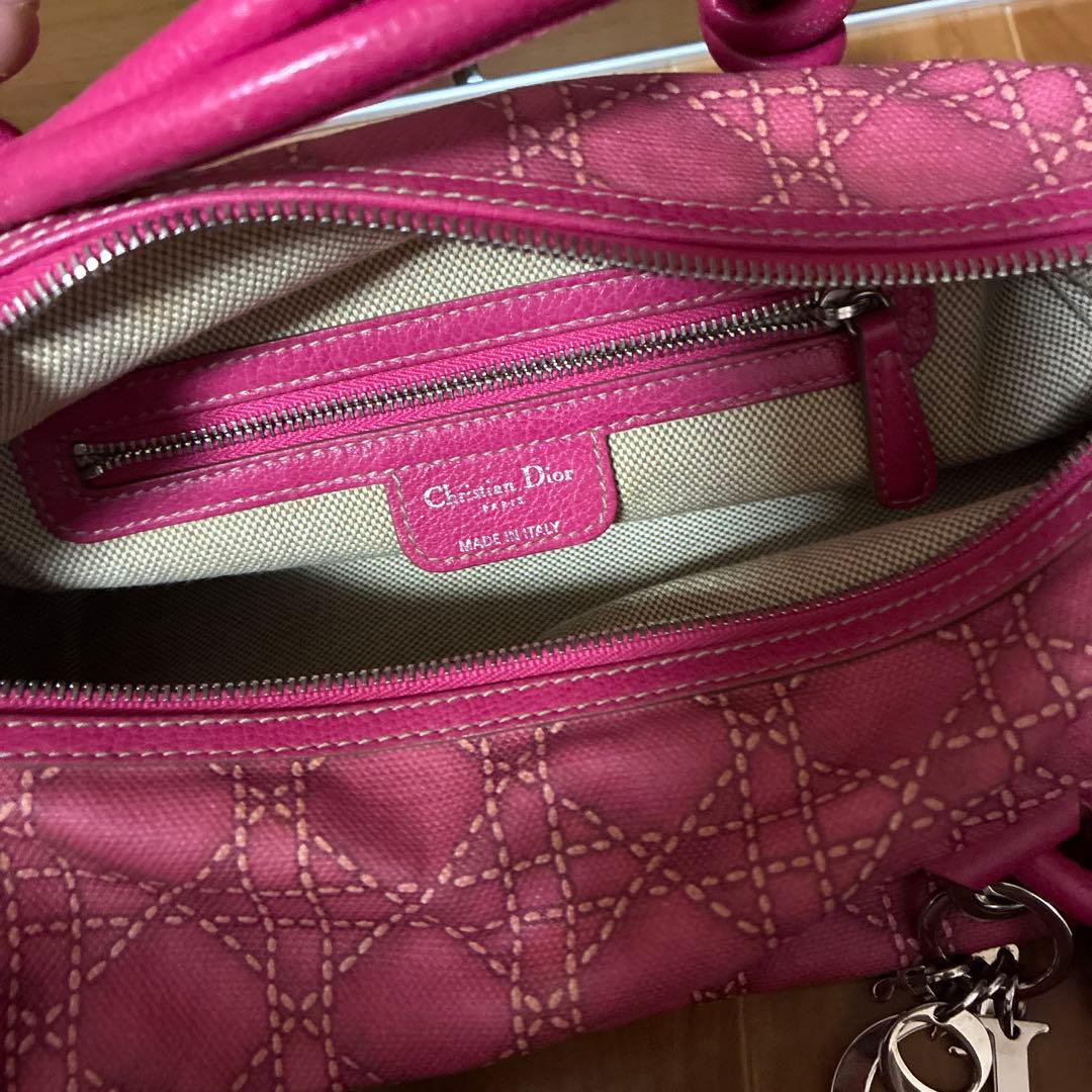 みらの様　　Dior ピンク カナージュ ハンドバッグ