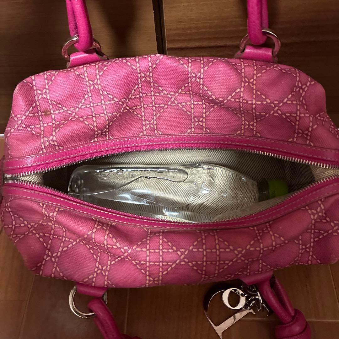 みらの様　　Dior ピンク カナージュ ハンドバッグ