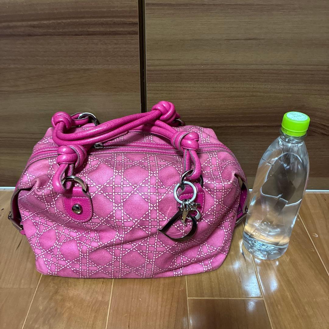 みらの様　　Dior ピンク カナージュ ハンドバッグ