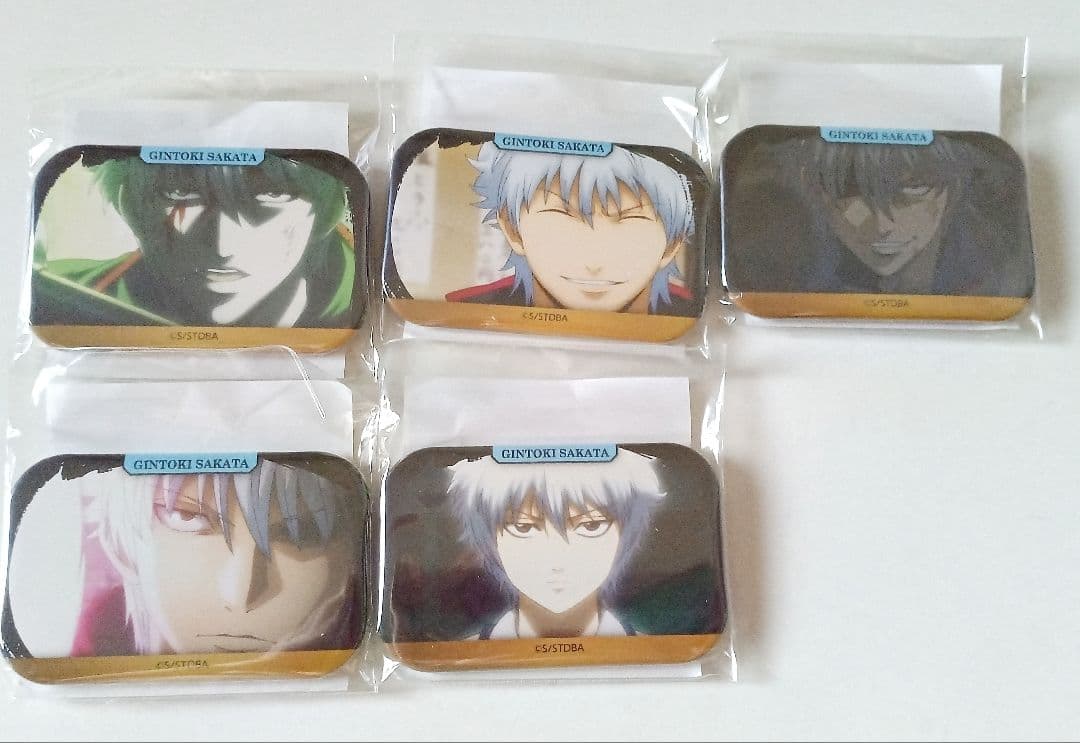 銀魂　キャラポップストア　スクエア缶バッジ　坂田銀時