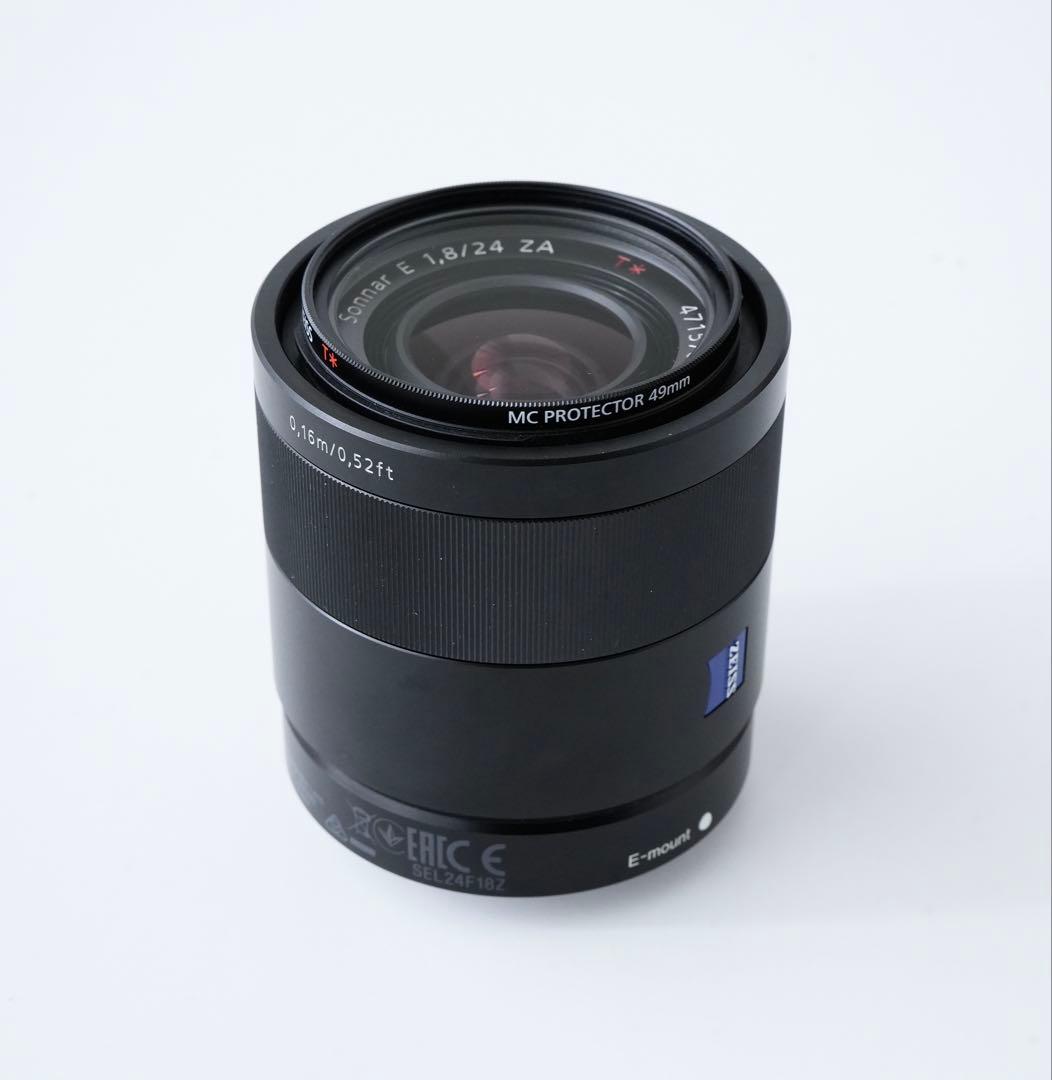 美品 SONY Sonnar T* E 24mm F1.8 ZA 単焦点レンズ