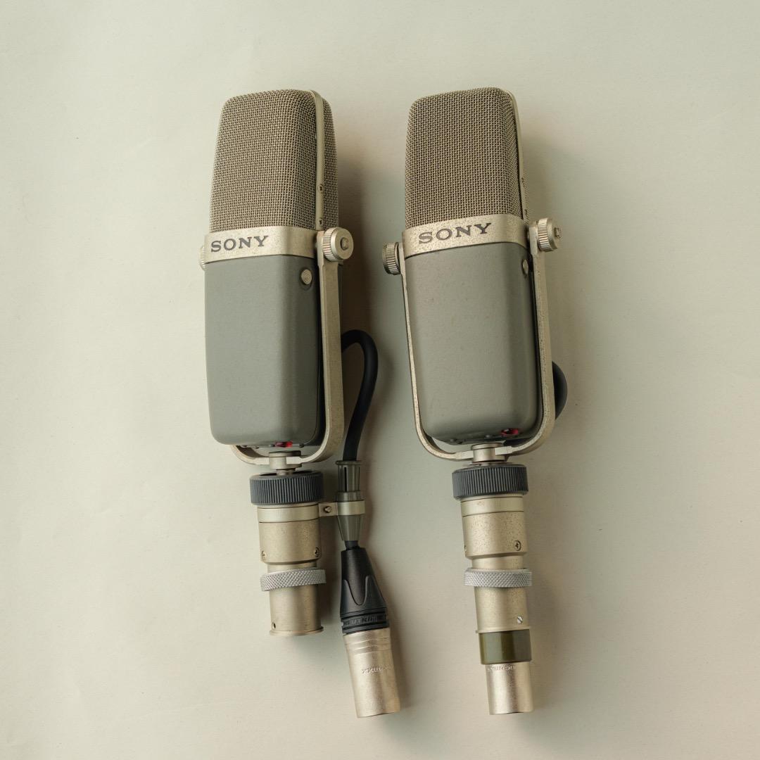 SONY マイク C-38B ２本セット【ジャンク品】