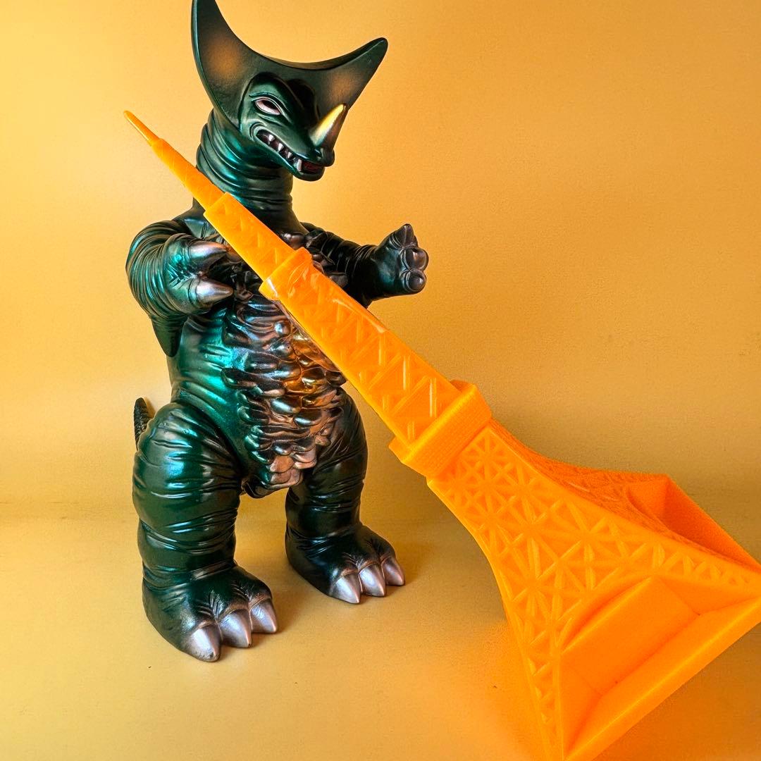 ブルマァク ジャイアント ゴモラ・東京タワー付き 後藤彩色所 カスタム