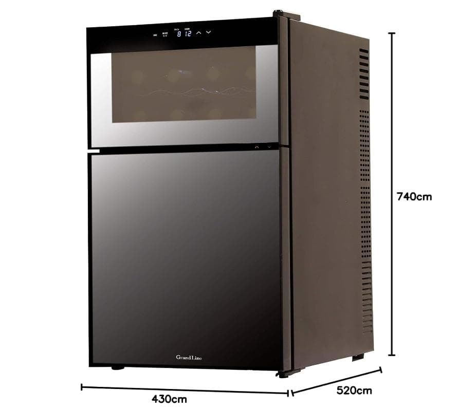中古 Grand Line WRH-M262 2ドア 冷蔵庫一体型ワインクーラー