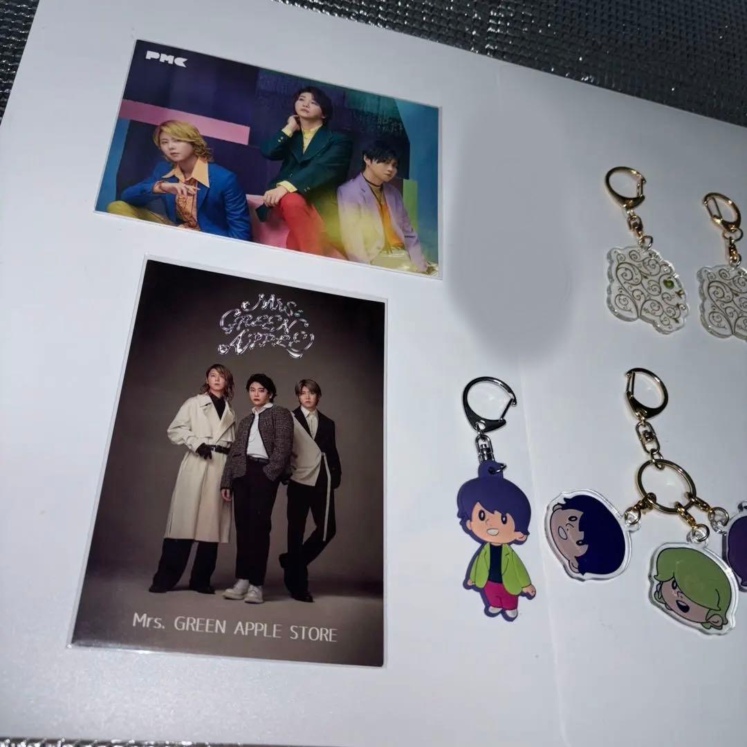ミセスグリーンアップル キーホルダー、ステッカー、ポストカード