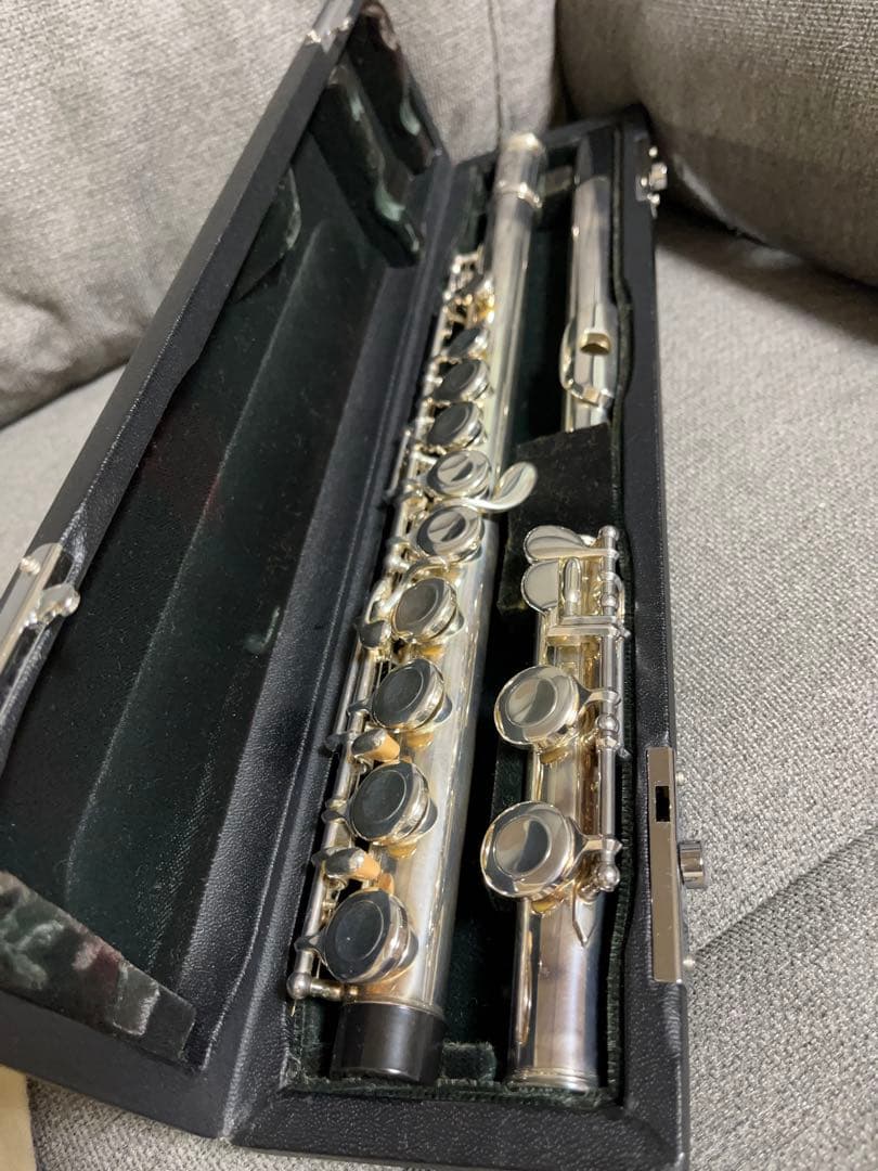 Pearl flute パールフルート PF-521E リッププレート銀製