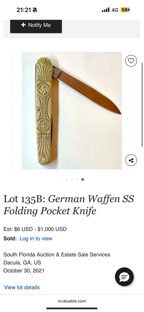 希少！当時物　ドイツ軍　折りたたみポケットナイフ、手帳、ソーイングセット