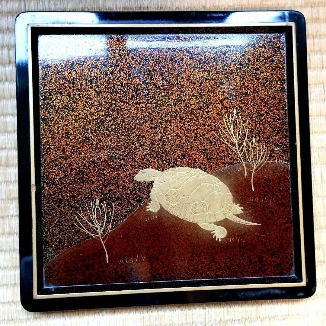 おかもち付き 金箔使用 高級重箱 年代物 5段 富山漆器 木製 お正月 お節料理