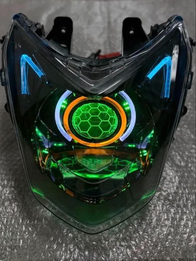 シグナスX 4型 デビルアイ LEDヘッドライト プロジェクター APP仕様