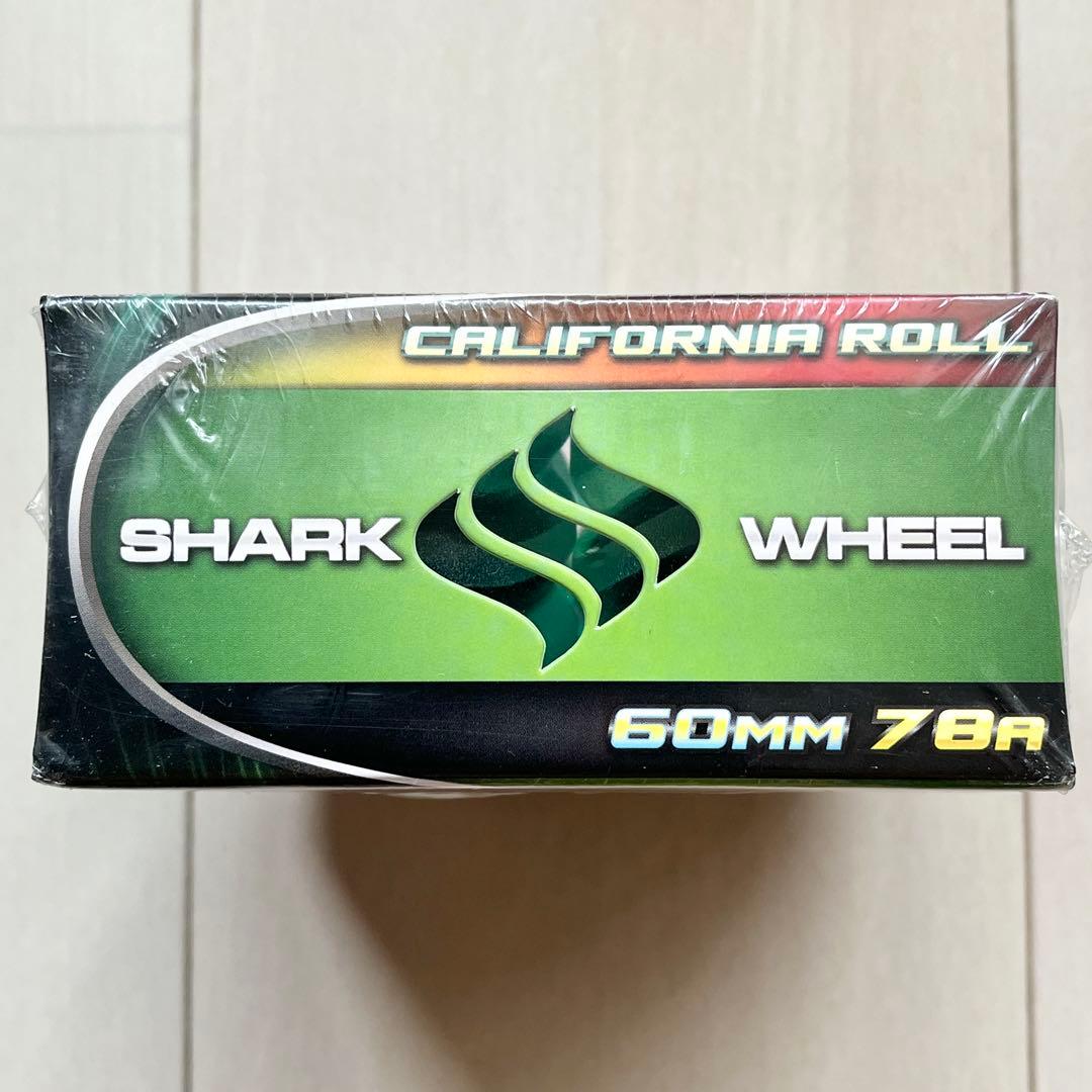 16☆新品 未開封☆ シャークウィール 60mm 78a クリアグリーン