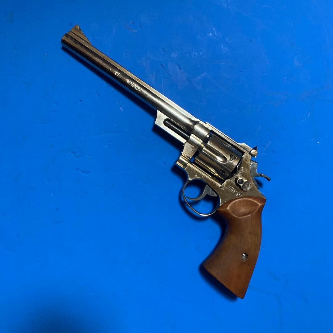 ⭕️★マルシン S&W 357マグナム 6インチ 木製グリップ付き